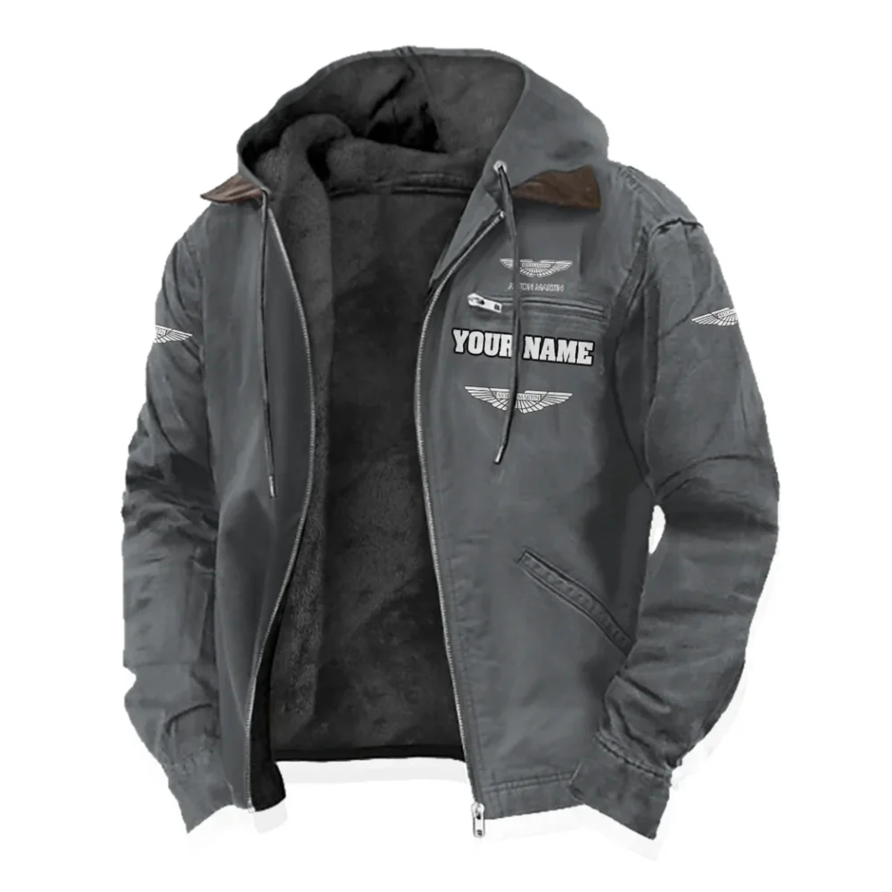 Dynamic Driving Machine Flannel Hoodie, Garage Life Hooded Flannel HVN1327AM - Gray - Image 2