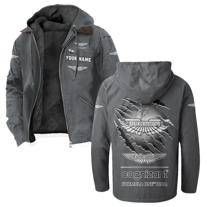 Dynamic Driving Machine Flannel Hoodie, Garage Life Hooded Flannel HVN1327AM - Gray
