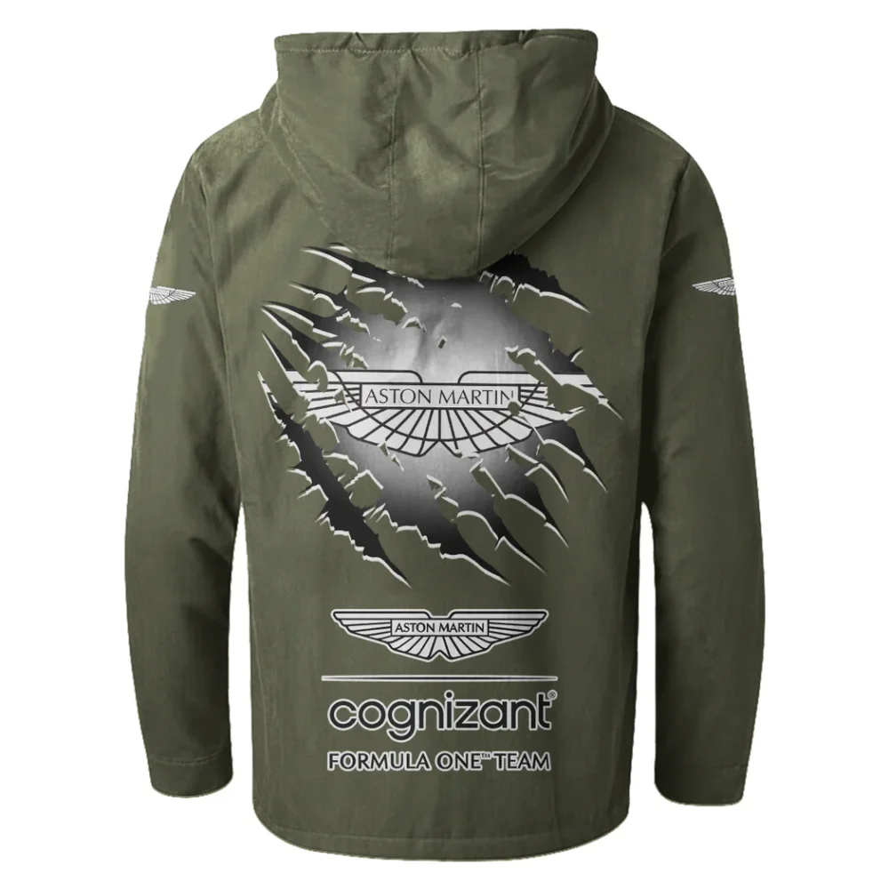 Dynamic Driving Machine Flannel Hoodie, Garage Life Hooded Flannel HVN1327AM - Green - Image 3