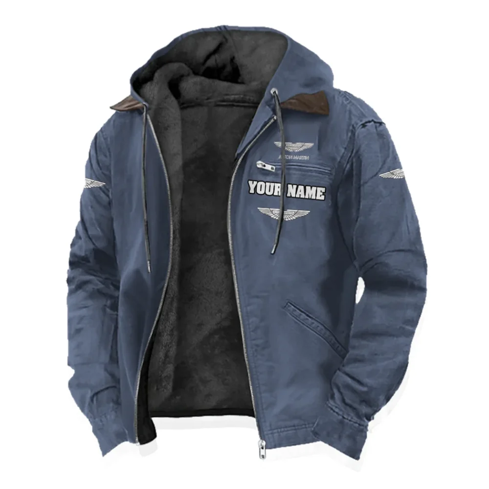 Dynamic Driving Machine Flannel Hoodie, Garage Life Hooded Flannel HVN1327AM - Navy Blue - Image 2
