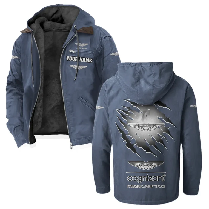 Dynamic Driving Machine Flannel Hoodie, Garage Life Hooded Flannel HVN1327AM - Navy Blue