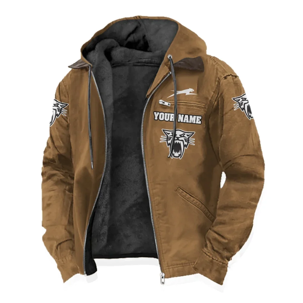 Off-Road Ride Flannel Hoodie, Rider's Everyday Hoodie HVN1327AR - Camel - Image 2