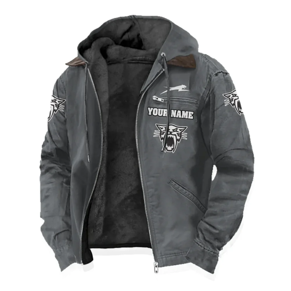 Off-Road Ride Flannel Hoodie, Rider's Everyday Hoodie HVN1327AR - Gray - Image 2