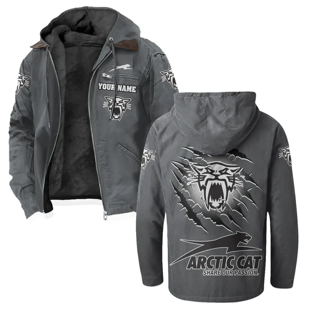 Off-Road Ride Flannel Hoodie, Rider's Everyday Hoodie HVN1327AR - Gray