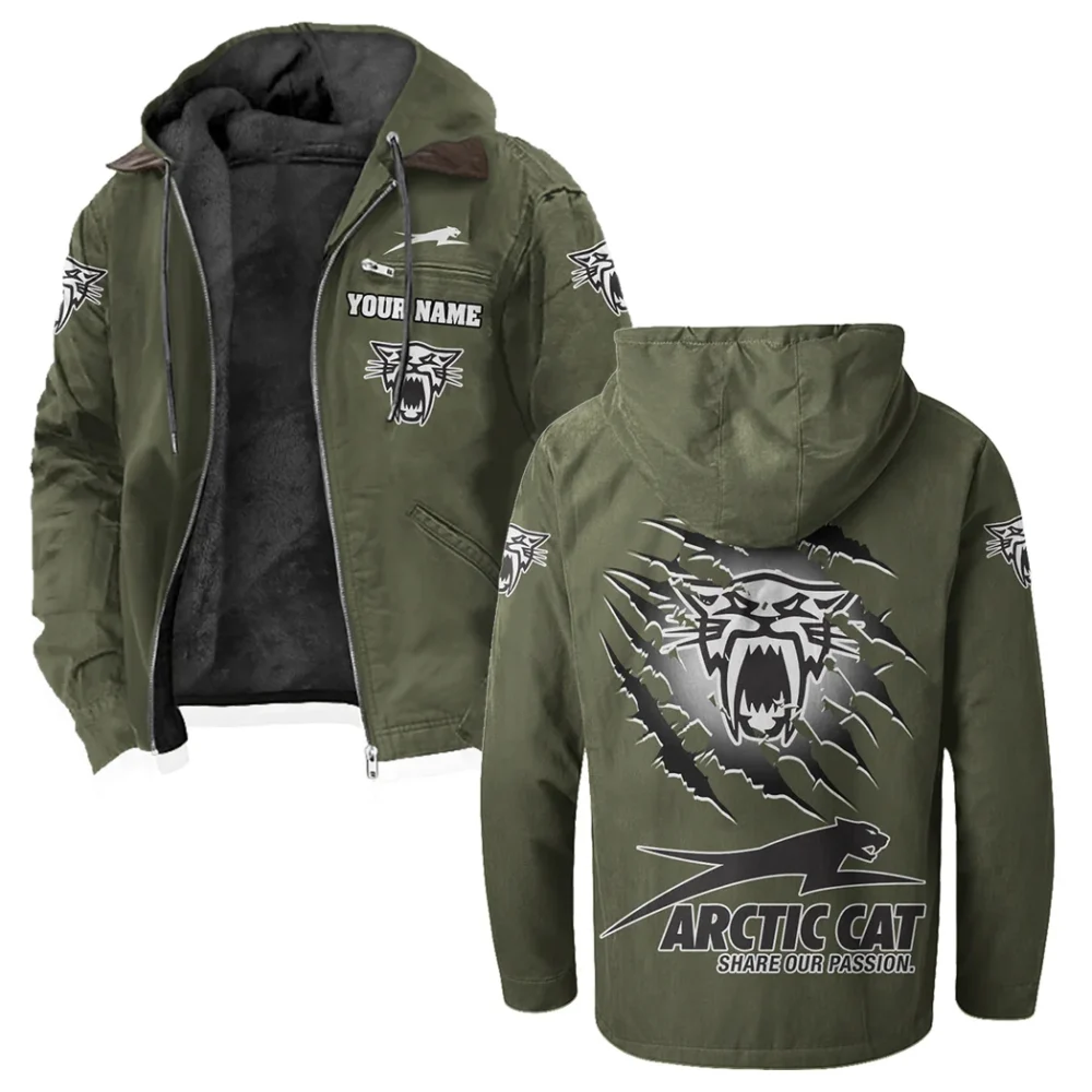 Off-Road Ride Flannel Hoodie, Rider's Everyday Hoodie HVN1327AR - Green