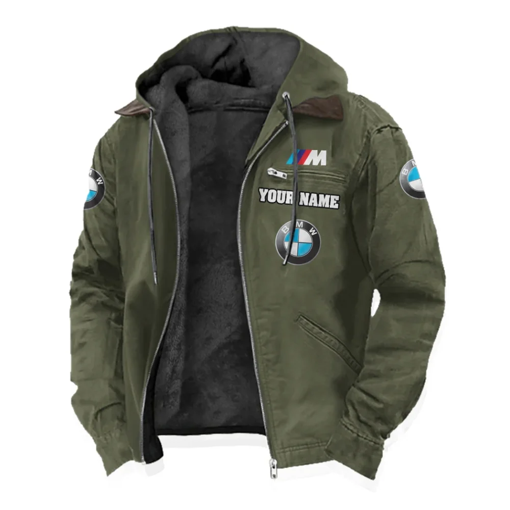 Racing Car Flannel Hoodie, Streetwear Flannel for Drivers HVN1327BM - Green - Image 2