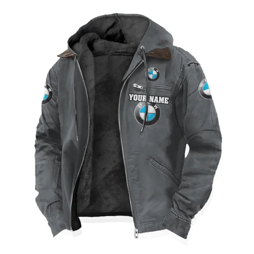 Motorsport Edition Car Flannel Hoodie, Rugged Rider Flannel HVN1327BM - Gray - Image 2