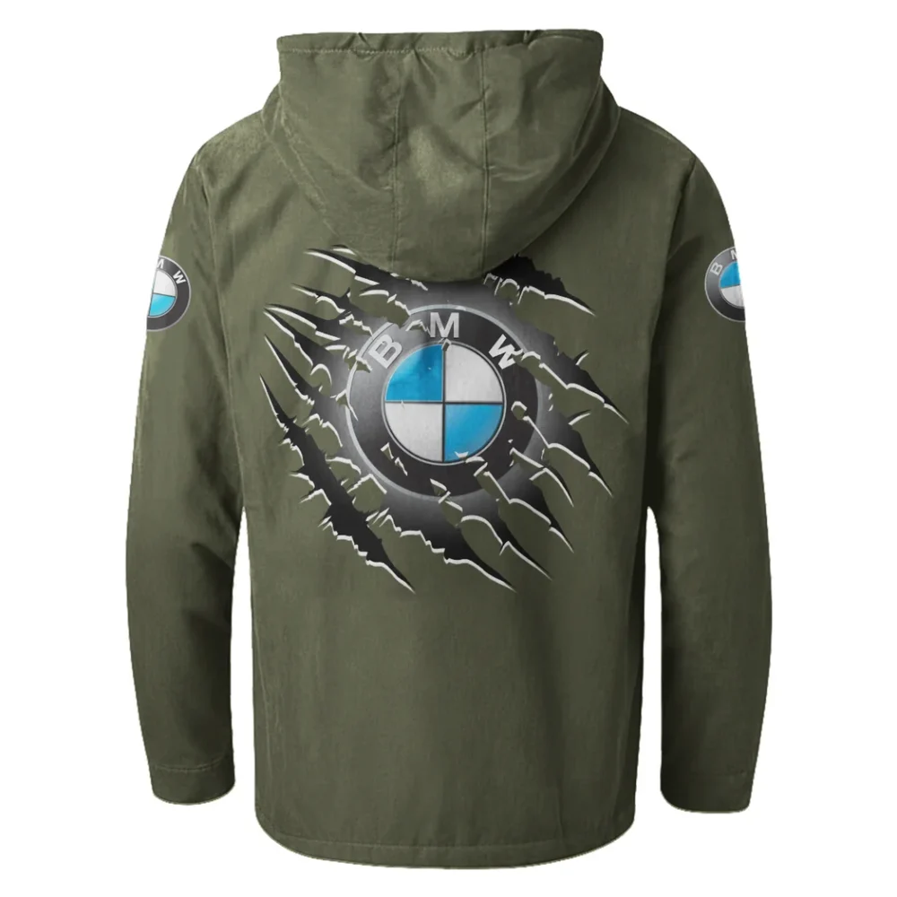Motorsport Edition Car Flannel Hoodie, Rugged Rider Flannel HVN1327BM - Green - Image 3