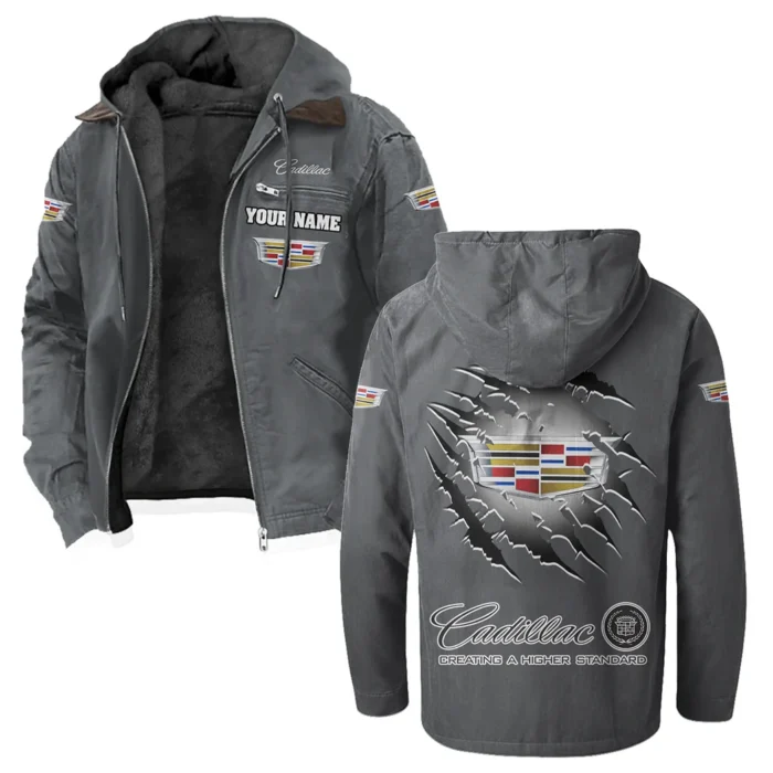 Road Legend Flannel Shirt Flannel Hoodie, Warm Street Flannel HVN1327CA - Gray
