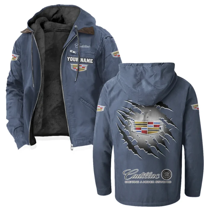 Road Legend Flannel Shirt Flannel Hoodie, Warm Street Flannel HVN1327CA - Navy Blue