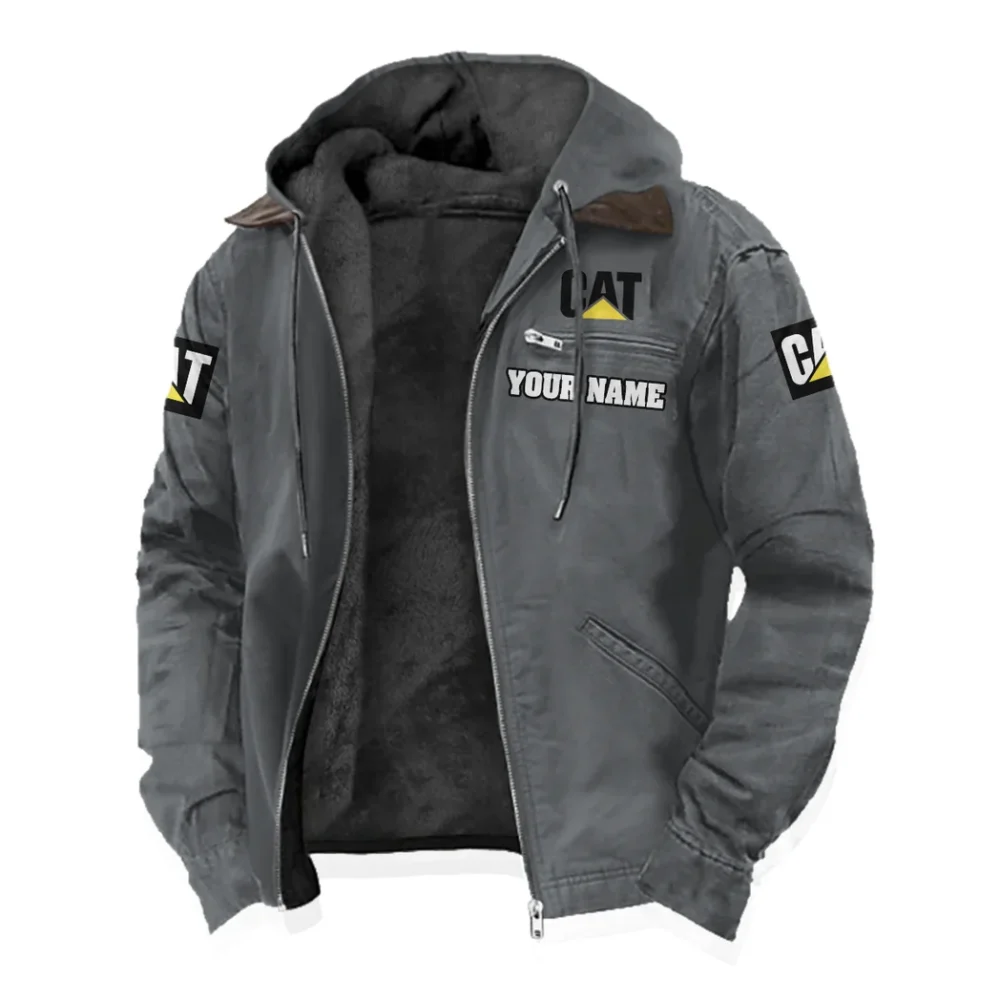 Dump Hauler Flannel Hoodie, Road Life Flannel HVN1327CI - Gray - Image 2