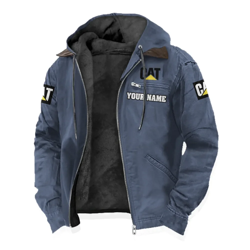 Dump Hauler Flannel Hoodie, Road Life Flannel HVN1327CI - Navy Blue - Image 2