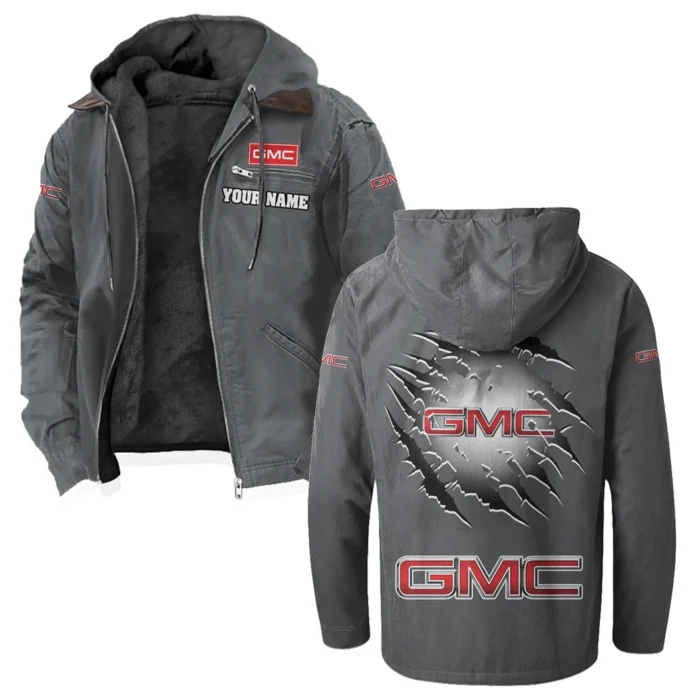 Commercial Vehicle Flannel Hoodie, Bold Driver's Flannel HVN1327GM - Gray
