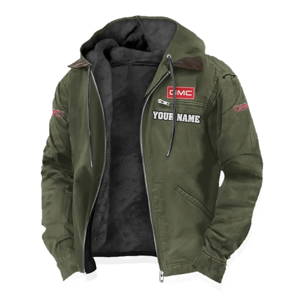 Commercial Vehicle Flannel Hoodie, Bold Driver's Flannel HVN1327GM - Green - Image 2
