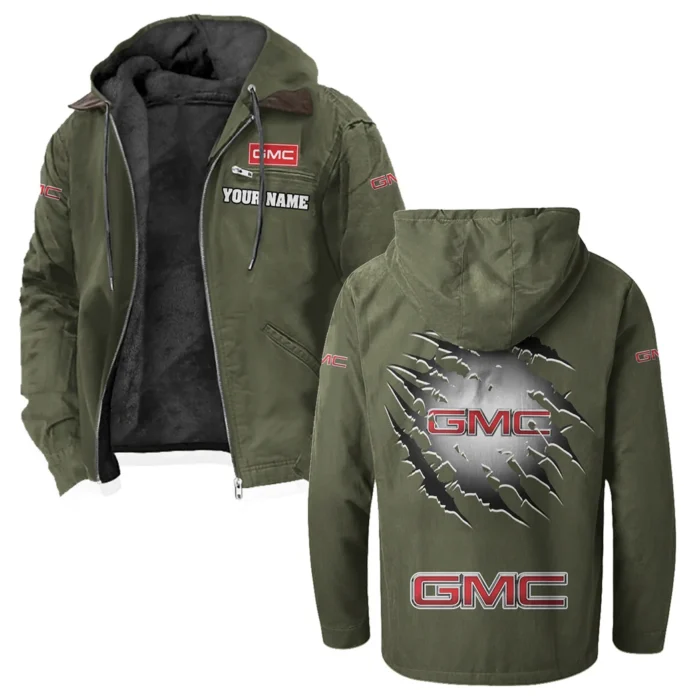 Commercial Vehicle Flannel Hoodie, Bold Driver's Flannel HVN1327GM - Green