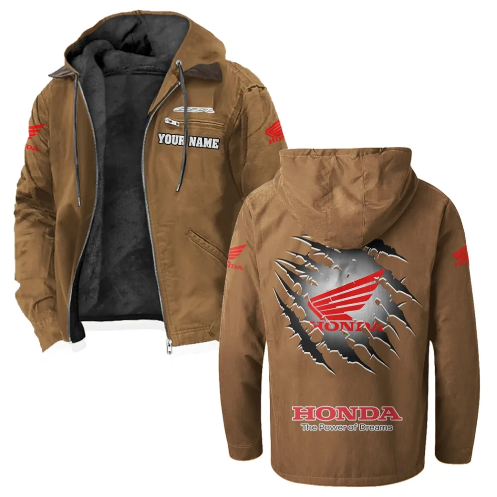 Motion Tough Flannel Hoodie, Road-Ready Flannel Hoodie HVN1327HC - Camel