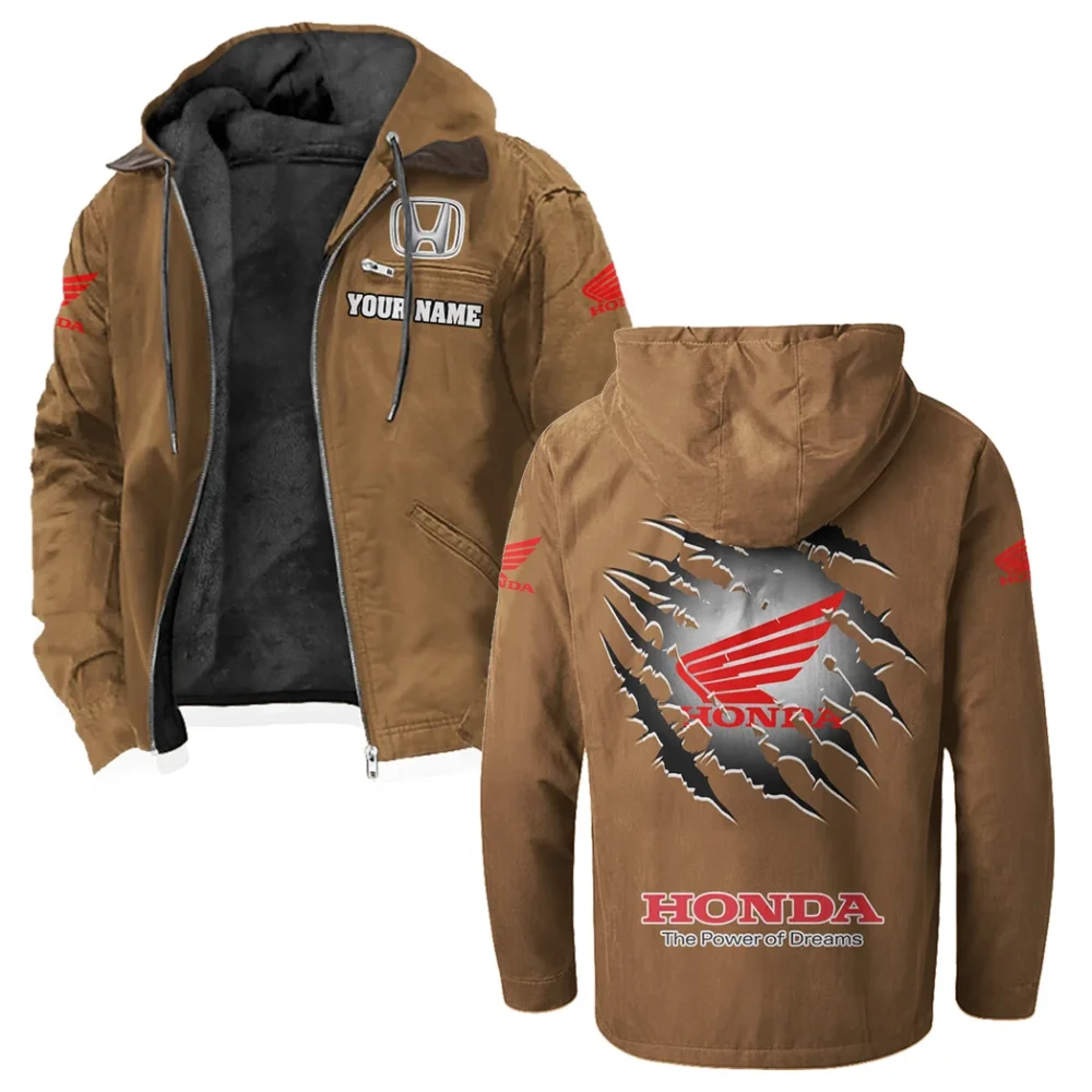 Family Car Flannel Hoodie, Rugged Rider Flannel HVN1327HO - Camel