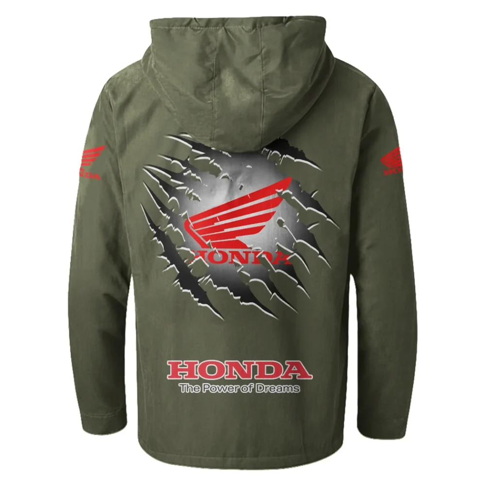 Family Car Flannel Hoodie, Rugged Rider Flannel HVN1327HO - Green - Image 3