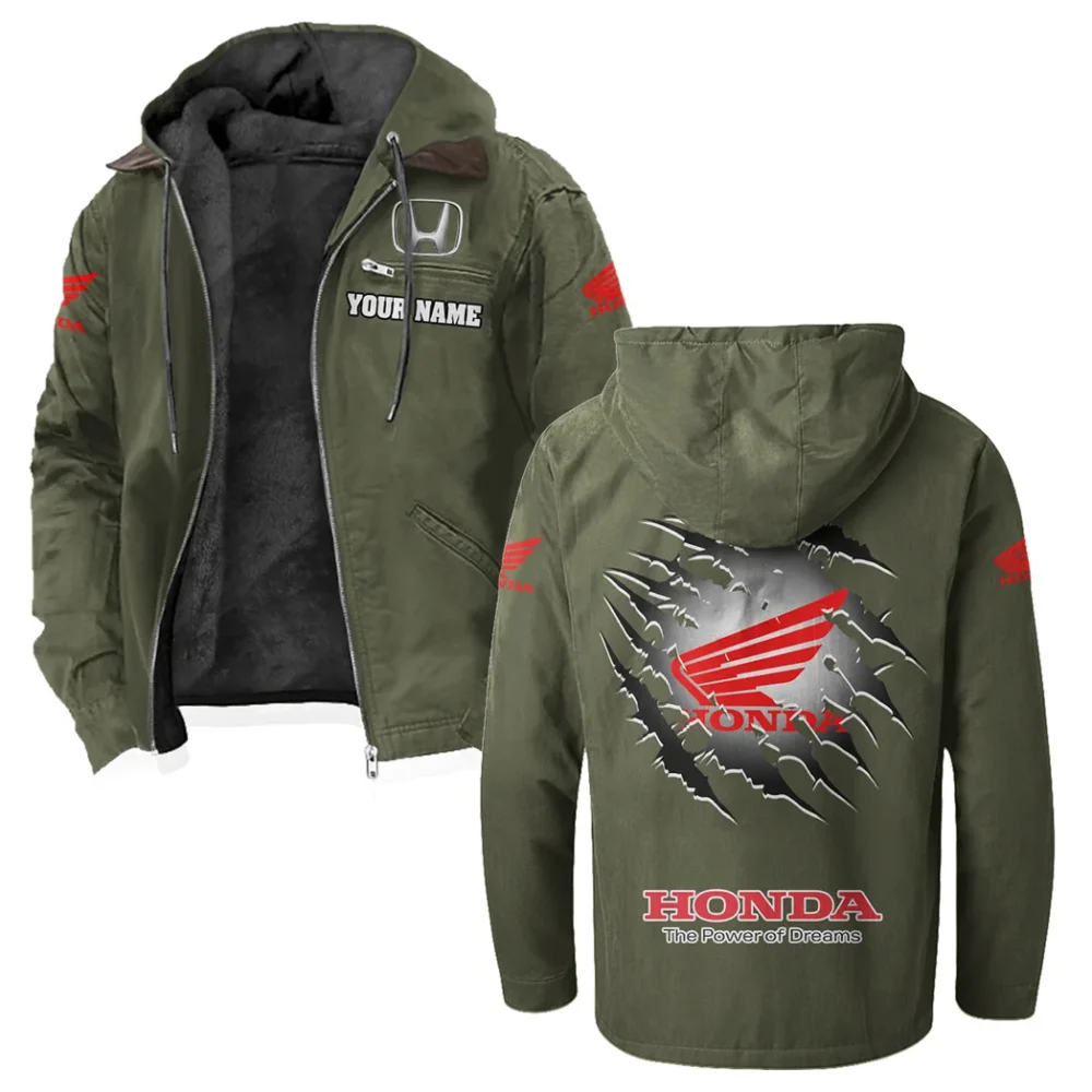 Family Car Flannel Hoodie, Rugged Rider Flannel HVN1327HO - Green