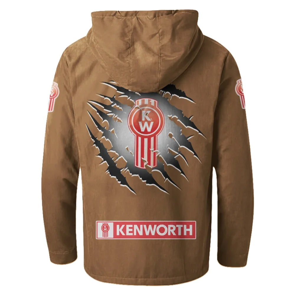 Road-Ready Truck Flannel Hoodie, Road Life Flannel HVN1327KE - Camel - Image 3