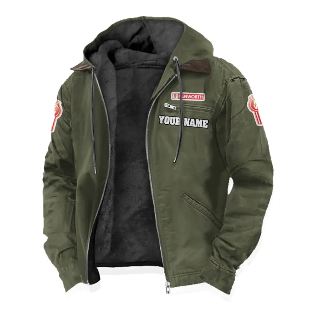 Road-Ready Truck Flannel Hoodie, Road Life Flannel HVN1327KE - Green - Image 2