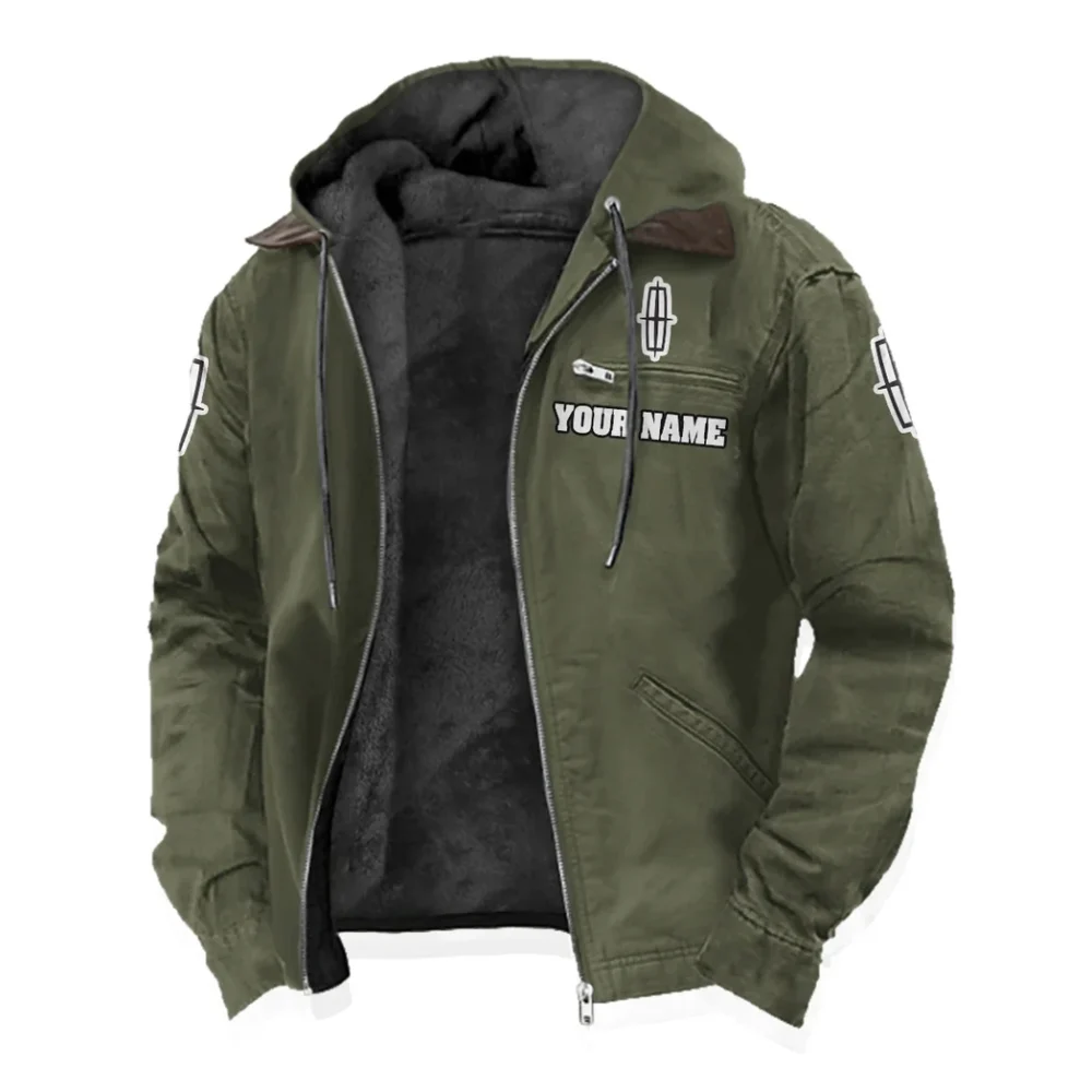 Upscale Vehicle Flannel Hoodie, Biker Spirit Hoodie HVN1327LI - Green - Image 2