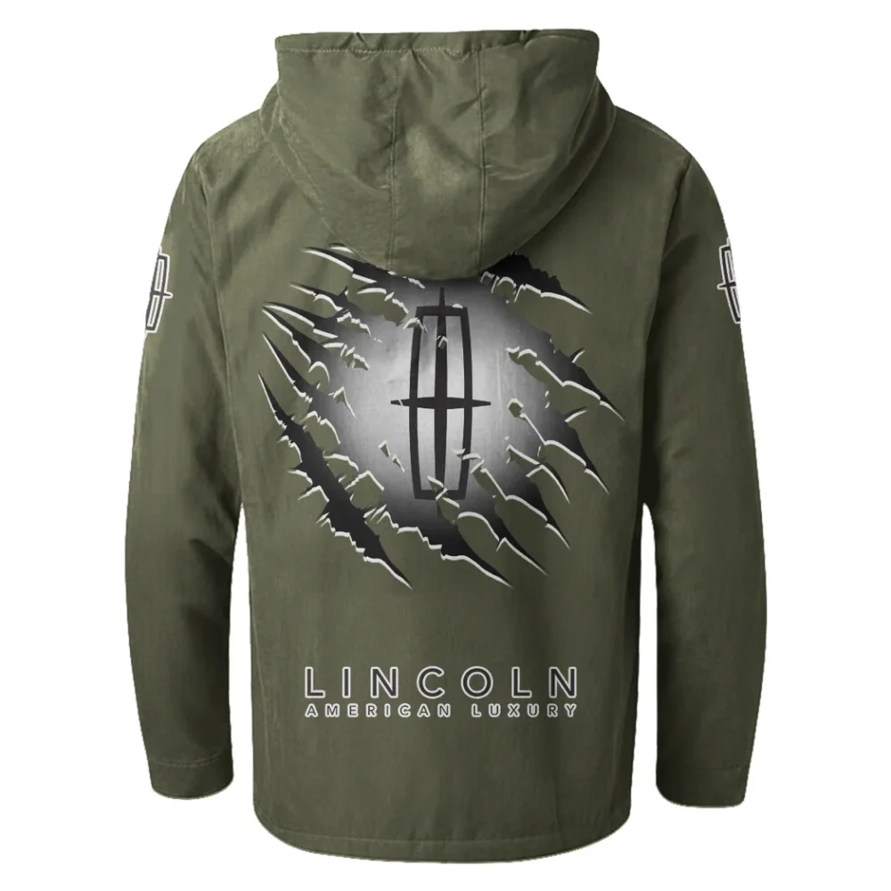 Upscale Vehicle Flannel Hoodie, Biker Spirit Hoodie HVN1327LI - Green - Image 3