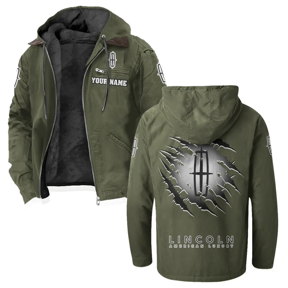 Upscale Vehicle Flannel Hoodie, Biker Spirit Hoodie HVN1327LI - Green