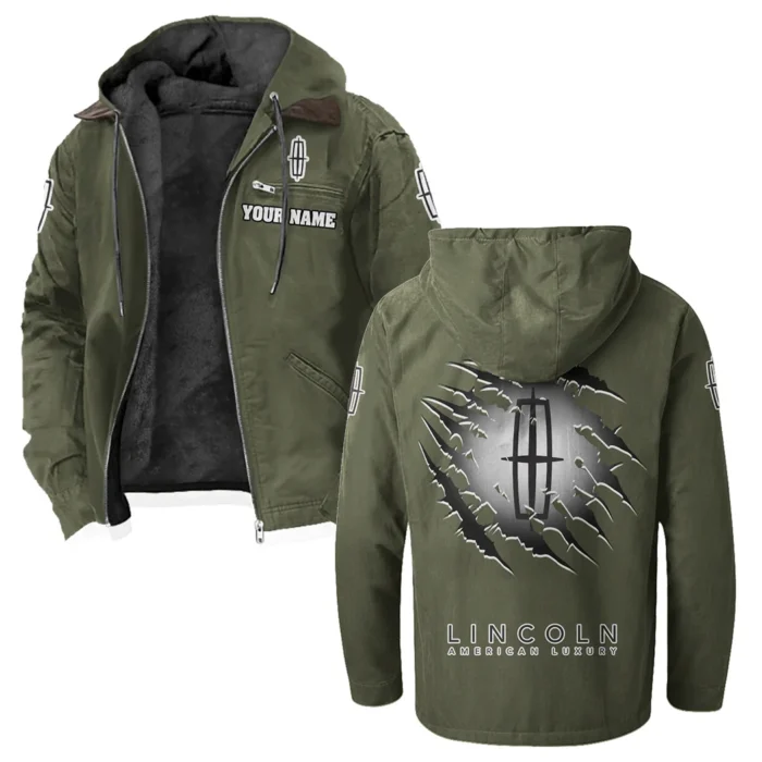 Upscale Vehicle Flannel Hoodie, Biker Spirit Hoodie HVN1327LI - Green