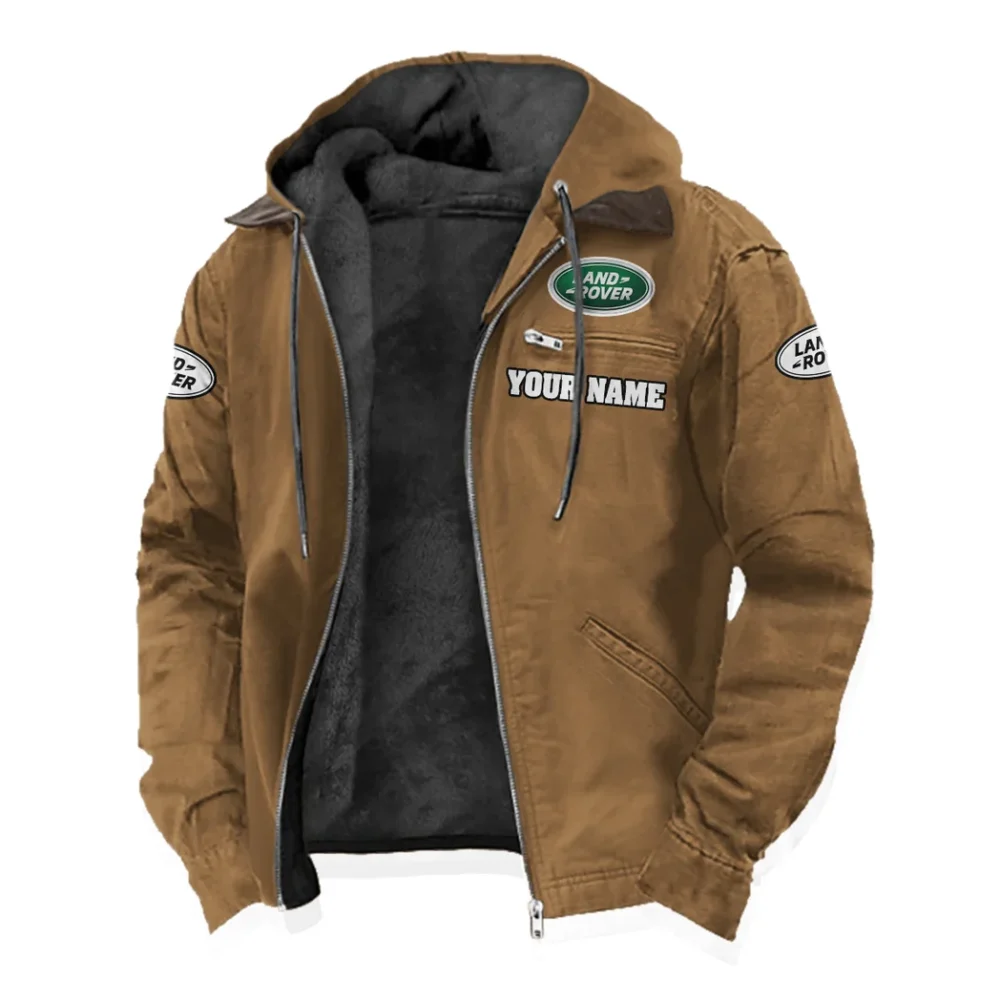 4x4 SUV Maker Flannel Hoodie, Car Culture Flannel HVN1327LR - Camel - Image 2