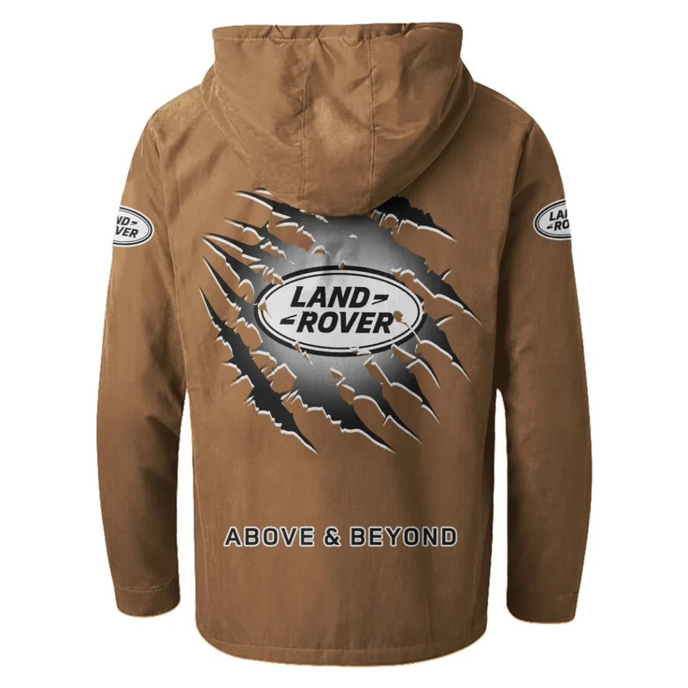 4x4 SUV Maker Flannel Hoodie, Car Culture Flannel HVN1327LR - Camel - Image 3