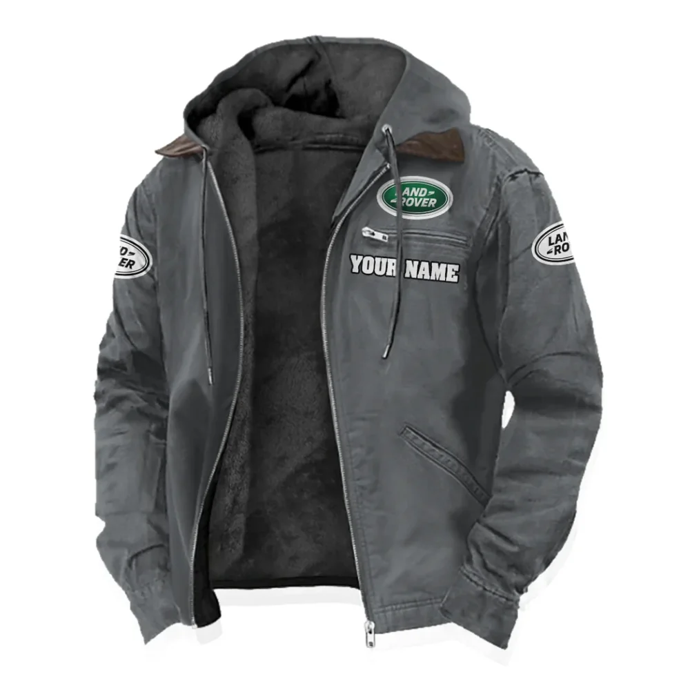 4x4 SUV Maker Flannel Hoodie, Car Culture Flannel HVN1327LR - Gray - Image 2