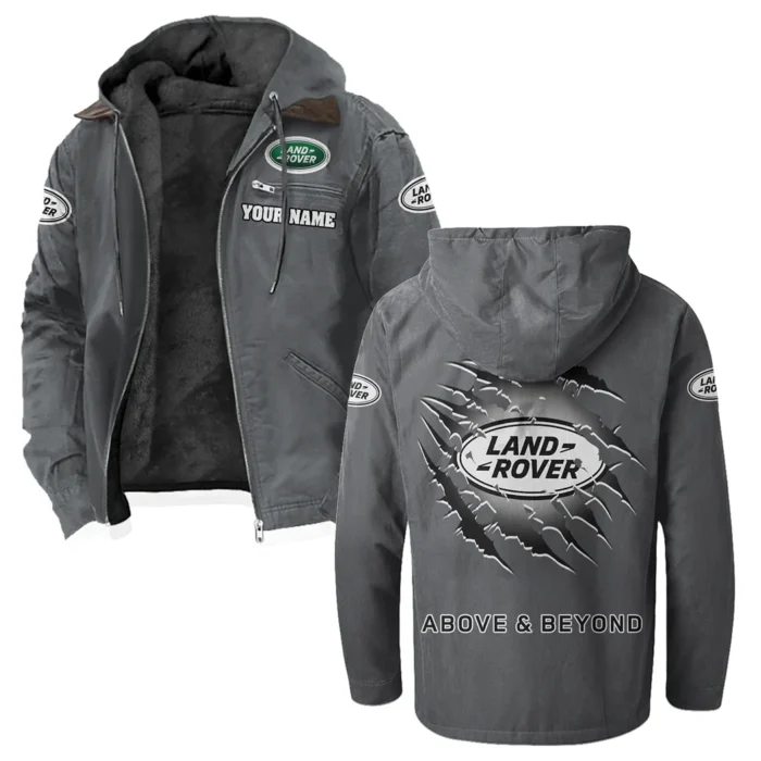 4x4 SUV Maker Flannel Hoodie, Car Culture Flannel HVN1327LR - Gray