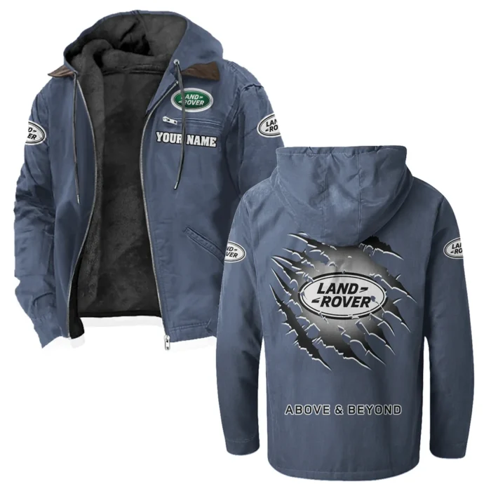 4x4 SUV Maker Flannel Hoodie, Car Culture Flannel HVN1327LR - Navy Blue