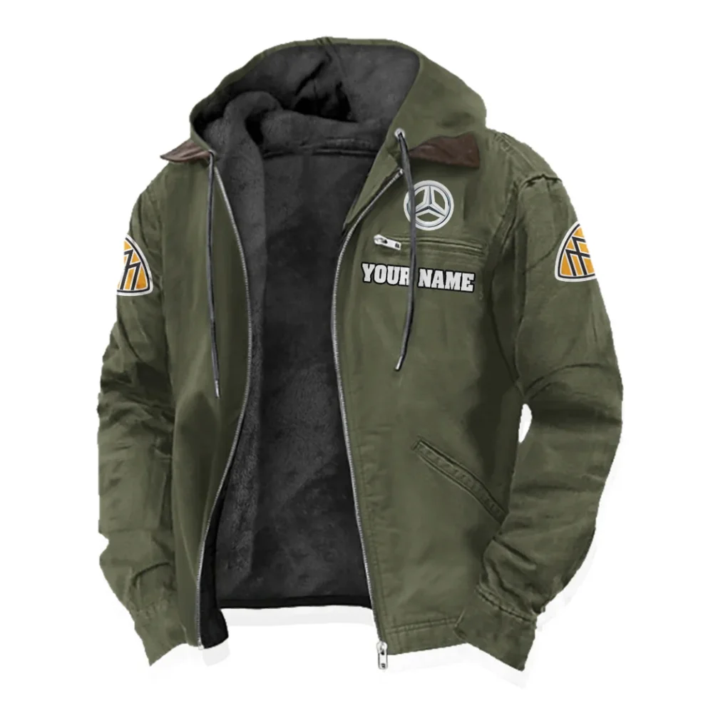 Prestige Motion Flannel Hoodie, Street-Ready Rider Hoodie HVN1327MA - Green - Image 2