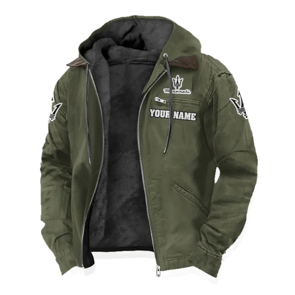 Supercar Flannel Hoodie, Garage-Ready Flannel Shirt HVN1327MA - Green - Image 2