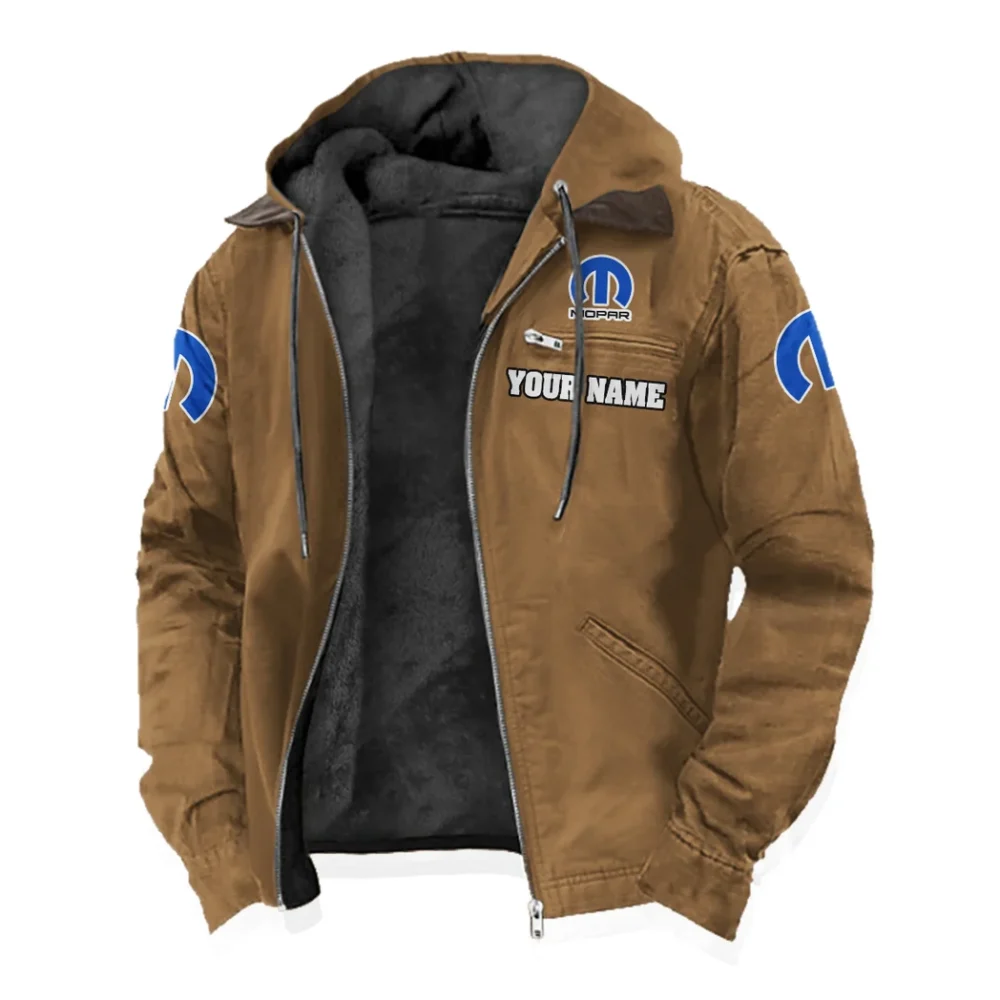 Powertrain Upgrades Flannel Hoodie, Custom Garage Hoodie HVN1327MO - Camel - Image 2