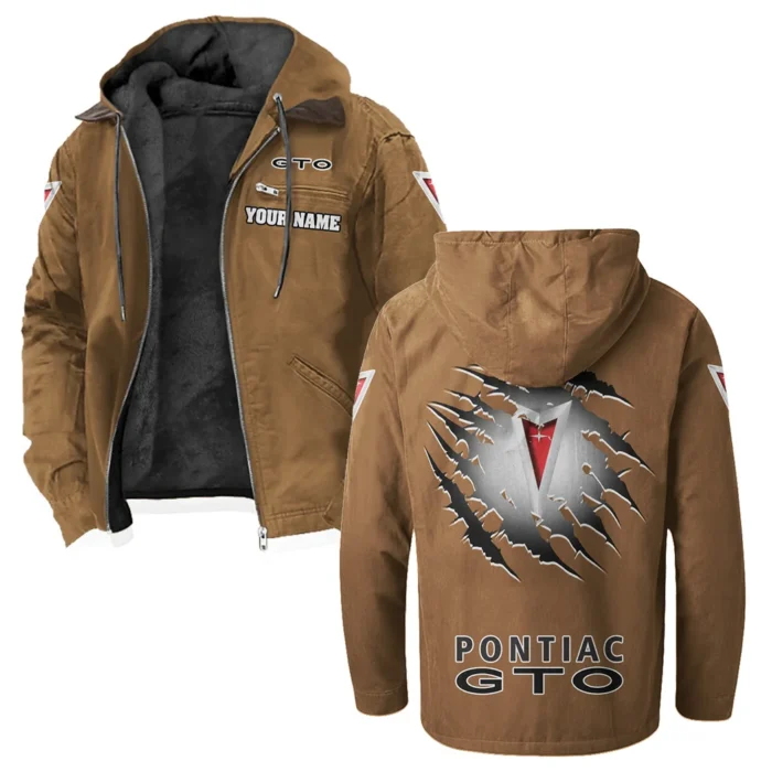Grand Tourer Flannel Hoodie, Bold Driver's Flannel HVN1327PG - Camel