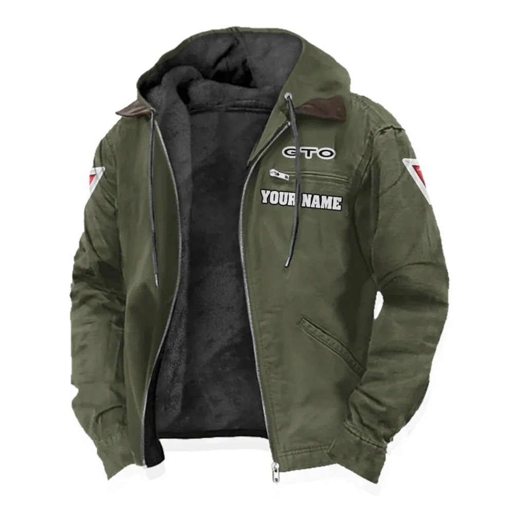 Grand Tourer Flannel Hoodie, Bold Driver's Flannel HVN1327PG - Green - Image 2
