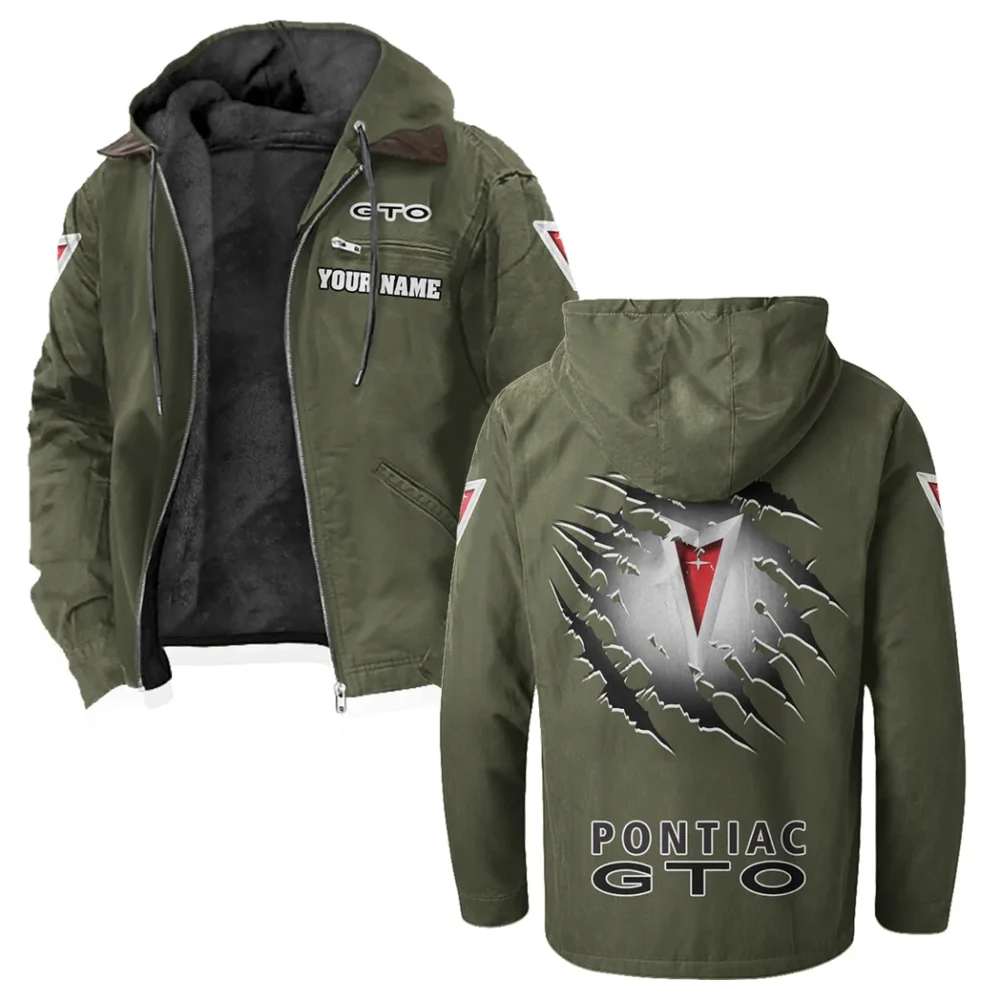 Grand Tourer Flannel Hoodie, Bold Driver's Flannel HVN1327PG - Green