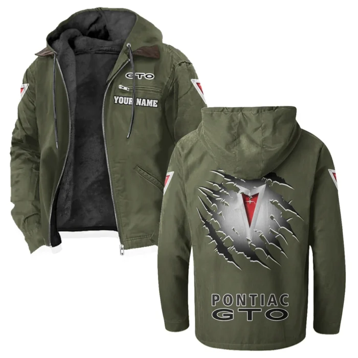 Grand Tourer Flannel Hoodie, Bold Driver's Flannel HVN1327PG - Green
