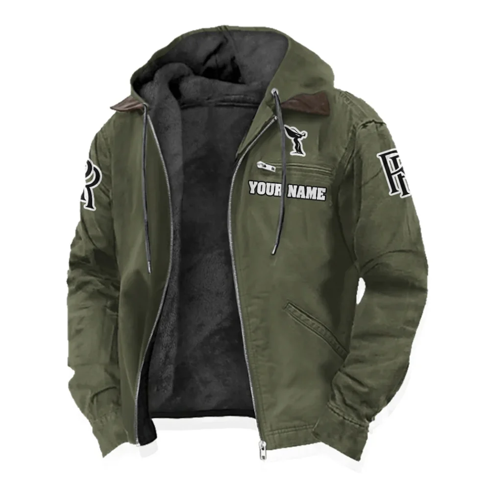Ultra-Luxury Car Flannel Hoodie, Rider's Everyday Hoodie HVN1327RR - Green - Image 2
