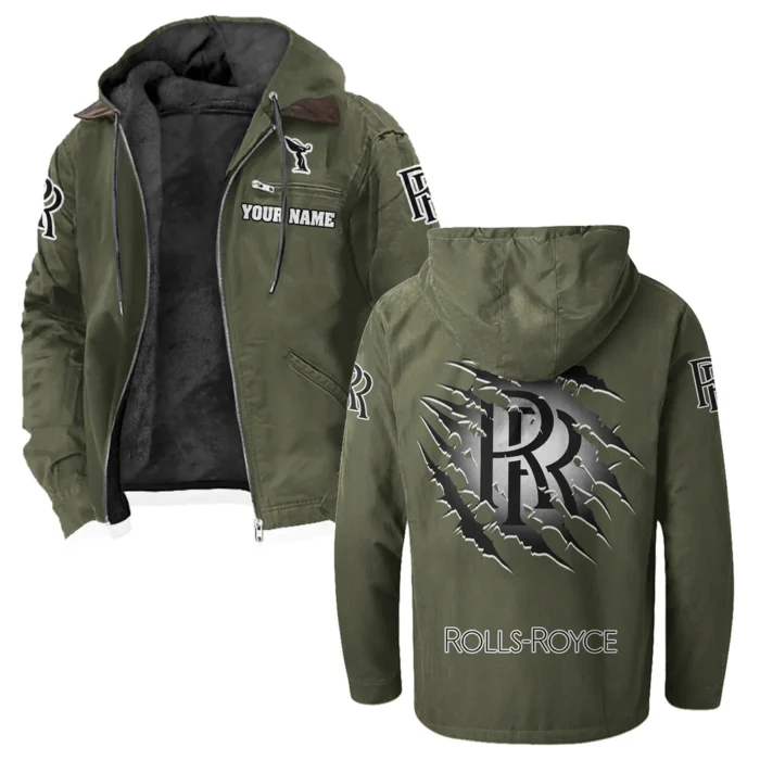 Ultra-Luxury Car Flannel Hoodie, Rider's Everyday Hoodie HVN1327RR - Green