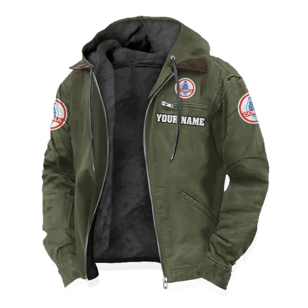 Power Coupe Flannel Hoodie, Custom Car Fan Hoodie HVN1327SH - Green - Image 2