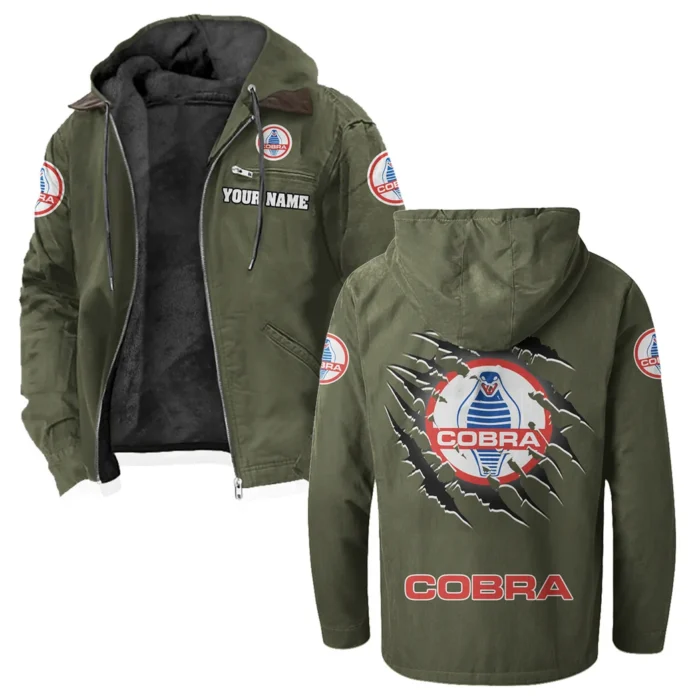 Power Coupe Flannel Hoodie, Custom Car Fan Hoodie HVN1327SH - Green