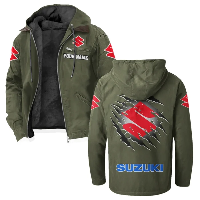 JDM Bike Flannel Hoodie, Rugged Rider Flannel HVN1327SU - Green