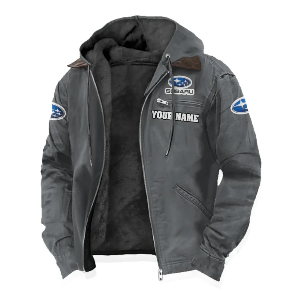 Performance Hatchback Flannel Hoodie, Bold Automotive Hoodie HVN1327SU - Gray - Image 2