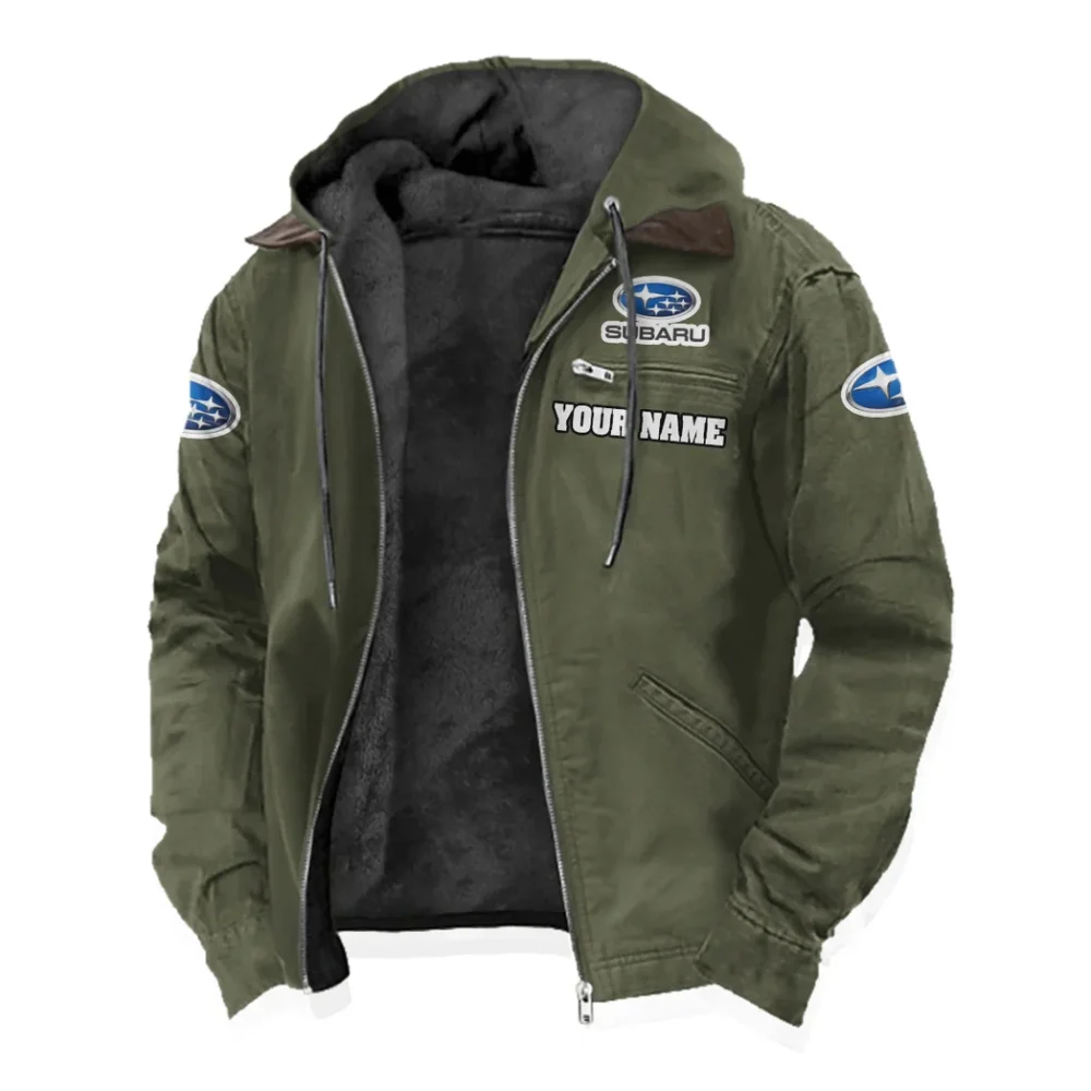 Performance Hatchback Flannel Hoodie, Bold Automotive Hoodie HVN1327SU - Green - Image 2