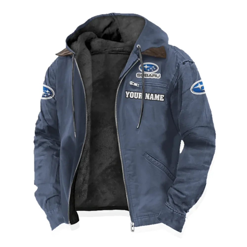 Performance Hatchback Flannel Hoodie, Bold Automotive Hoodie HVN1327SU - Navy Blue - Image 2