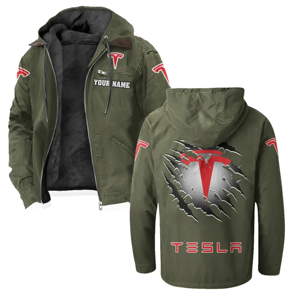Autonomous Vehicle Flannel Hoodie, Gearhead Style Hoodie HVN1327TE - Green